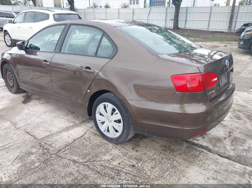 2012 Volkswagen Jetta 2.0L Base/2.0L S VIN: 3VW2K7AJ8CM345939 Lot: 43422256