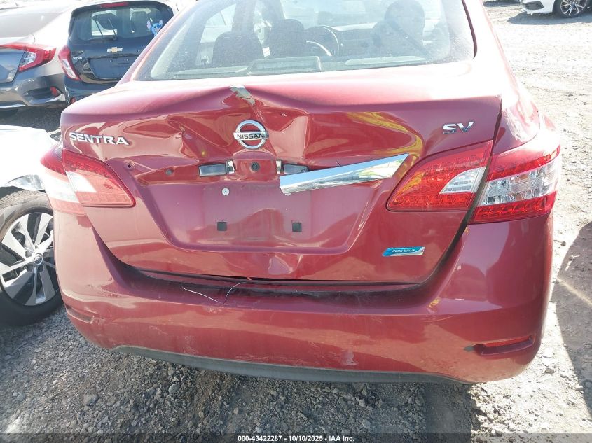 2013 Nissan Sentra Sv VIN: 3N1AB7AP9DL711999 Lot: 43422287