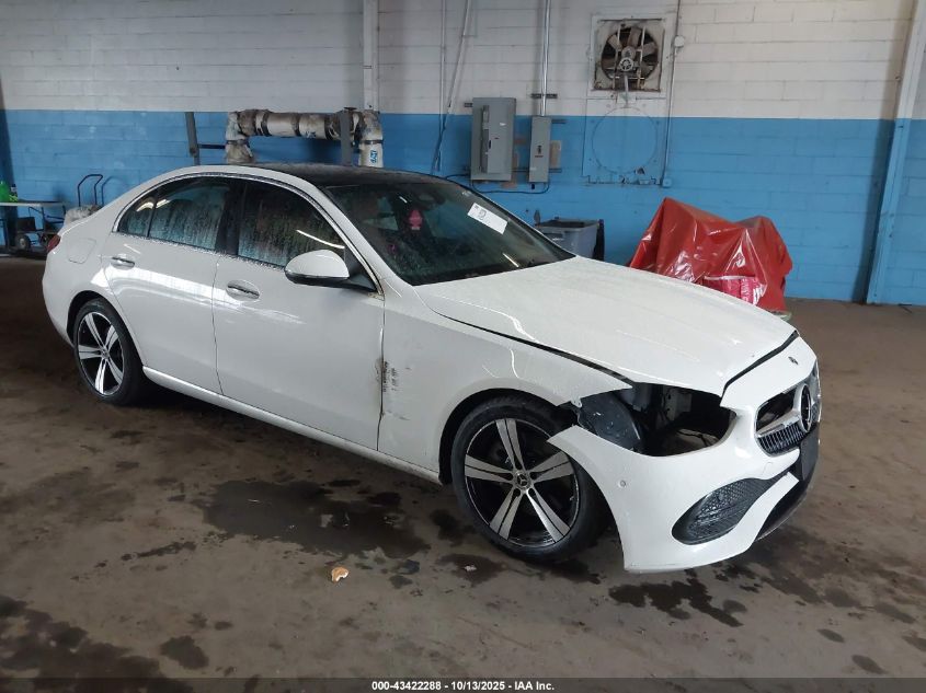 2025 Mercedes-Benz C 300 VIN: W1KAF4HB2SR241952 Lot: 43422288