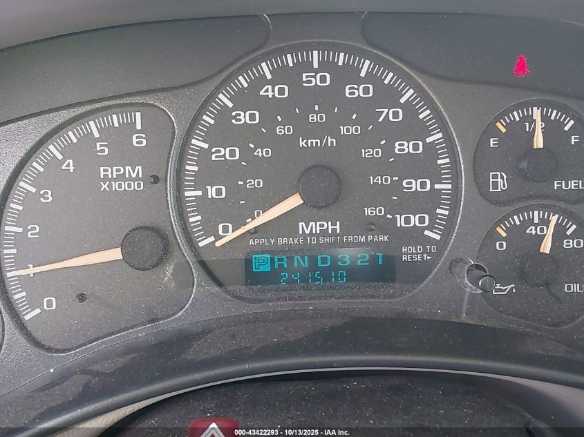 2002 Chevrolet Suburban 2500 Lt VIN: 3GNGC26U82G248742 Lot: 43422293