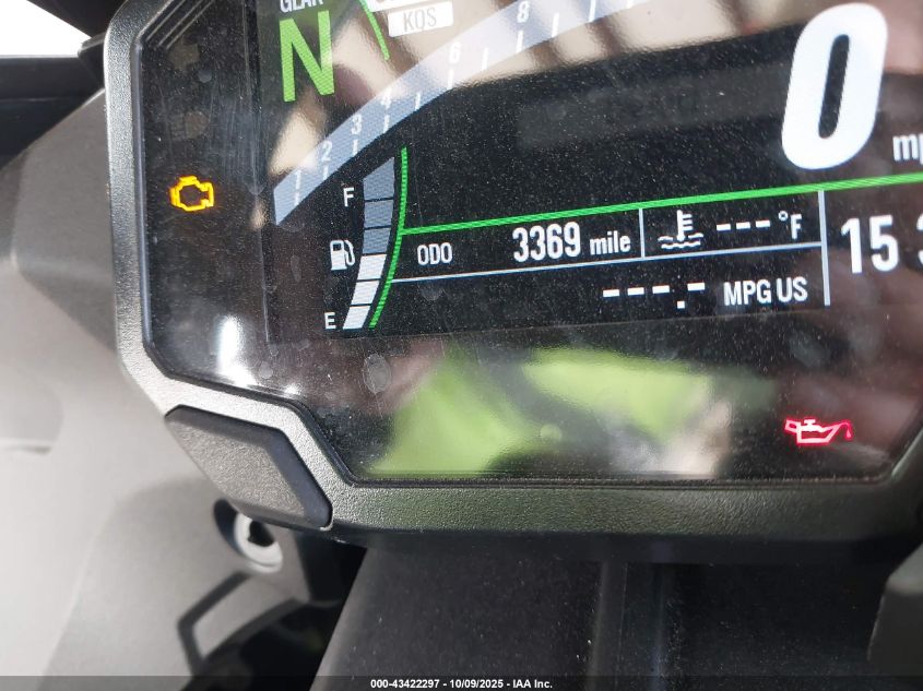 2025 Kawasaki Zx636 K VIN: JKBZXJK1XSA007491 Lot: 43422297