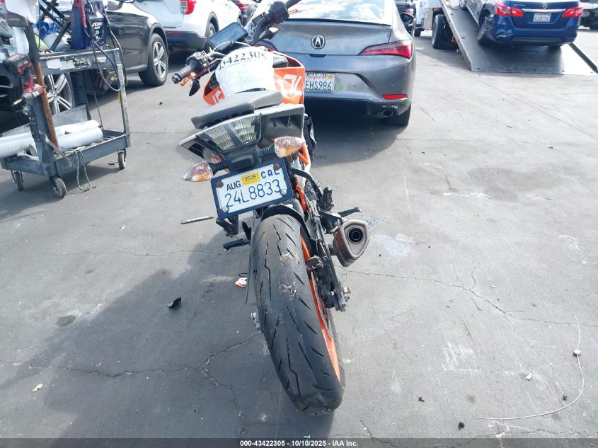 2018 Ktm 390 Duke VIN: MD2JPJ403JC253064 Lot: 43422305