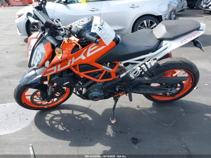 2018 Ktm 390 Duke VIN: MD2JPJ403JC253064 Lot: 43422305