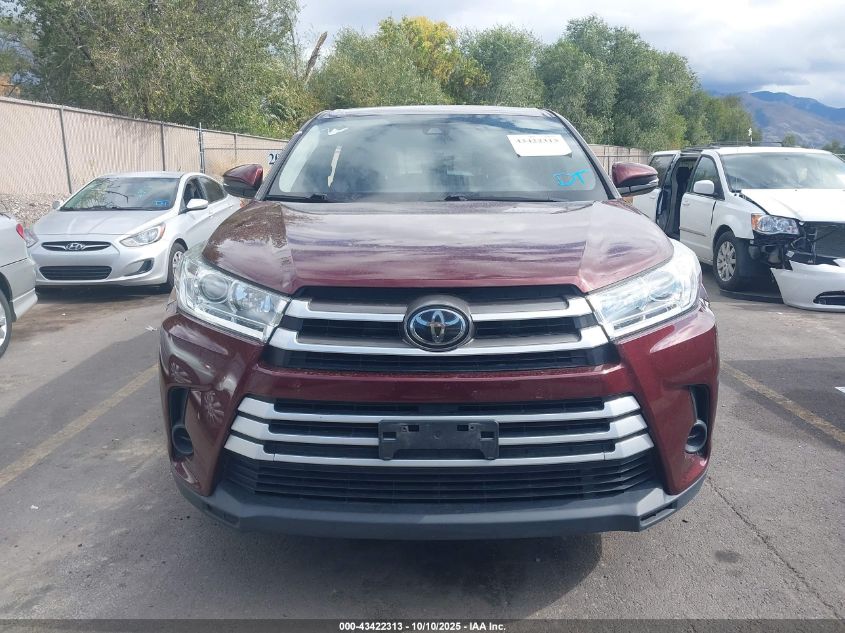 2017 Toyota Highlander Le VIN: 5TDZARFH7HS032281 Lot: 43422313
