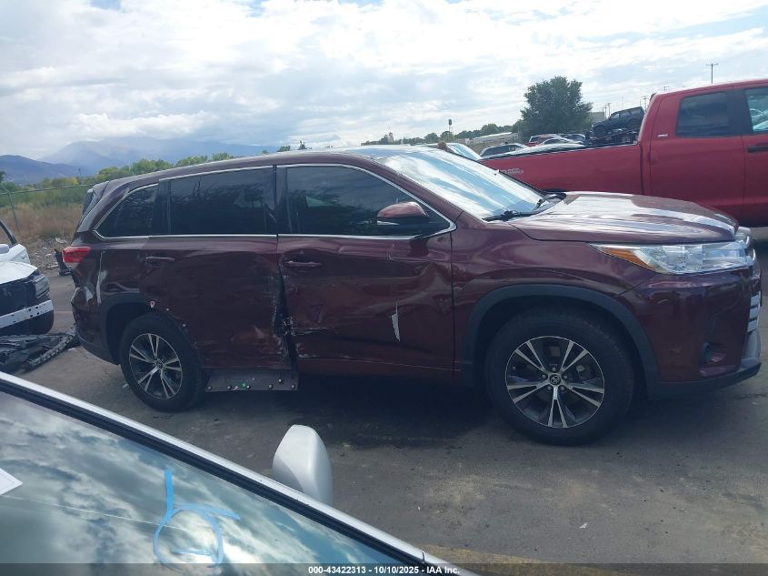 2017 Toyota Highlander Le VIN: 5TDZARFH7HS032281 Lot: 43422313