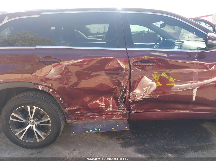 2017 Toyota Highlander Le VIN: 5TDZARFH7HS032281 Lot: 43422313