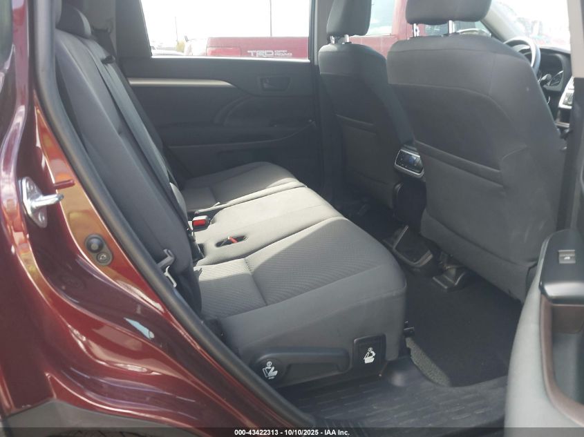 2017 Toyota Highlander Le VIN: 5TDZARFH7HS032281 Lot: 43422313