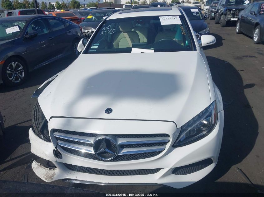 2018 Mercedes-Benz C 350E VIN: 55SWF4HB5JU263270 Lot: 43422315