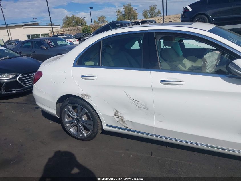 2018 Mercedes-Benz C 350E VIN: 55SWF4HB5JU263270 Lot: 43422315