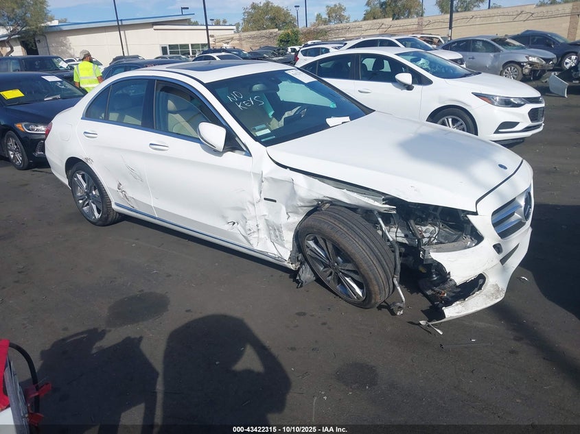 55SWF4HB5JU263270 2018 Mercedes-Benz C 350E auction photo 1