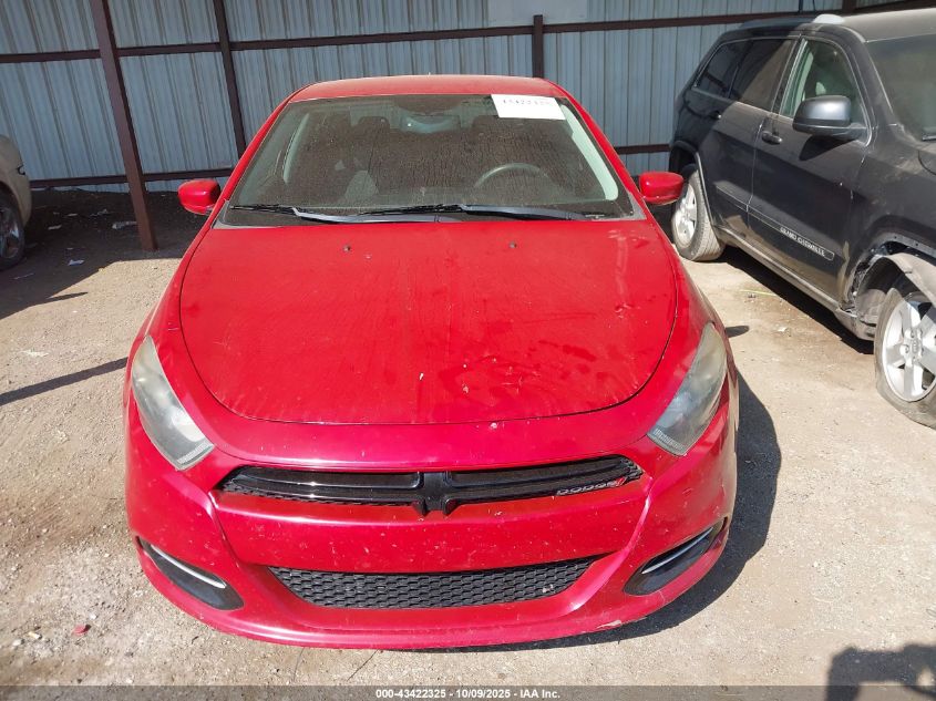 2014 Dodge Dart Sxt VIN: 1C3CDFBB5ED859897 Lot: 43422325