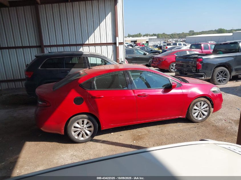 2014 Dodge Dart Sxt VIN: 1C3CDFBB5ED859897 Lot: 43422325