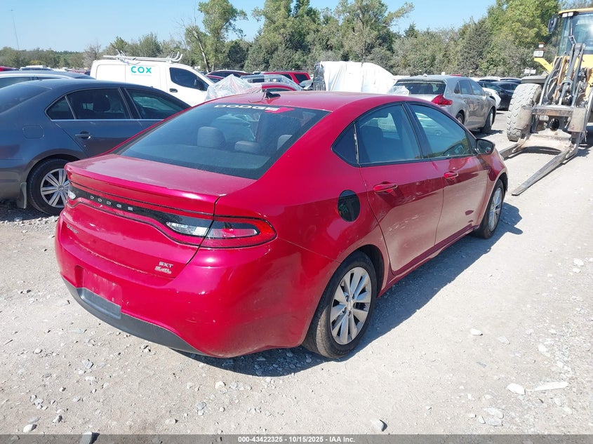 Vin: 1c3cdfbb5ed859897, lot: 43917143, dodge dart sxt 20144