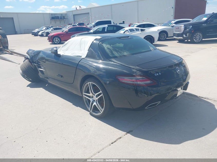 Vin: wddrj7ha7ba003765, lot: 43917151, mercedes-benz sls amg 20113