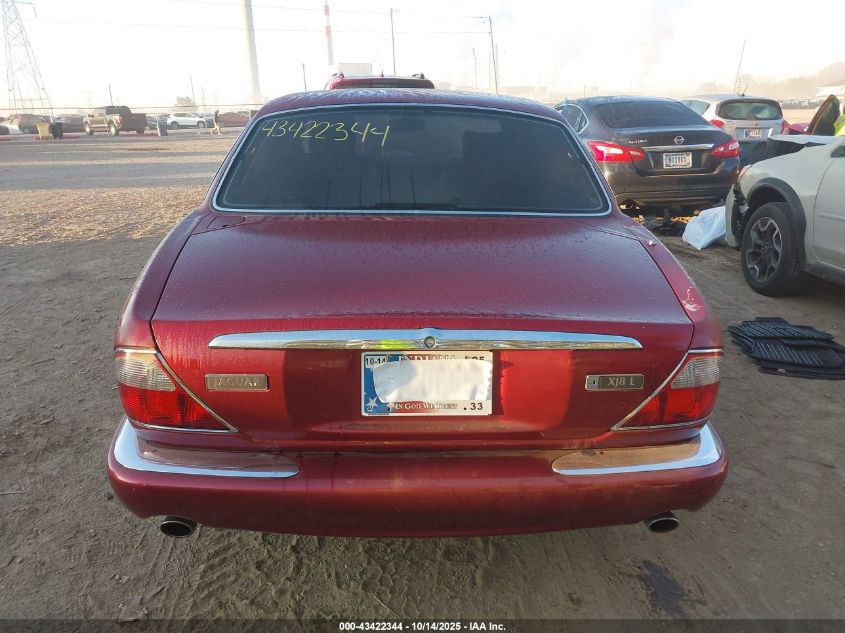 1998 Jaguar Xj8 L VIN: SAJHX6247WC829996 Lot: 43422344