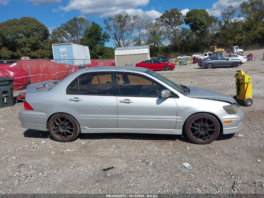 2002 Mitsubishi Lancer Oz Rally VIN: JA3AJ86E42U005473 Lot: 43422373