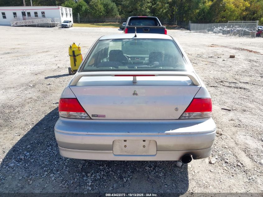 2002 Mitsubishi Lancer Oz Rally VIN: JA3AJ86E42U005473 Lot: 43422373