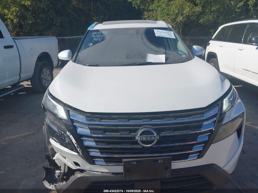 2025 Nissan Rogue Sv Fwd VIN: JN8BT3BA3SW006743 Lot: 43422374