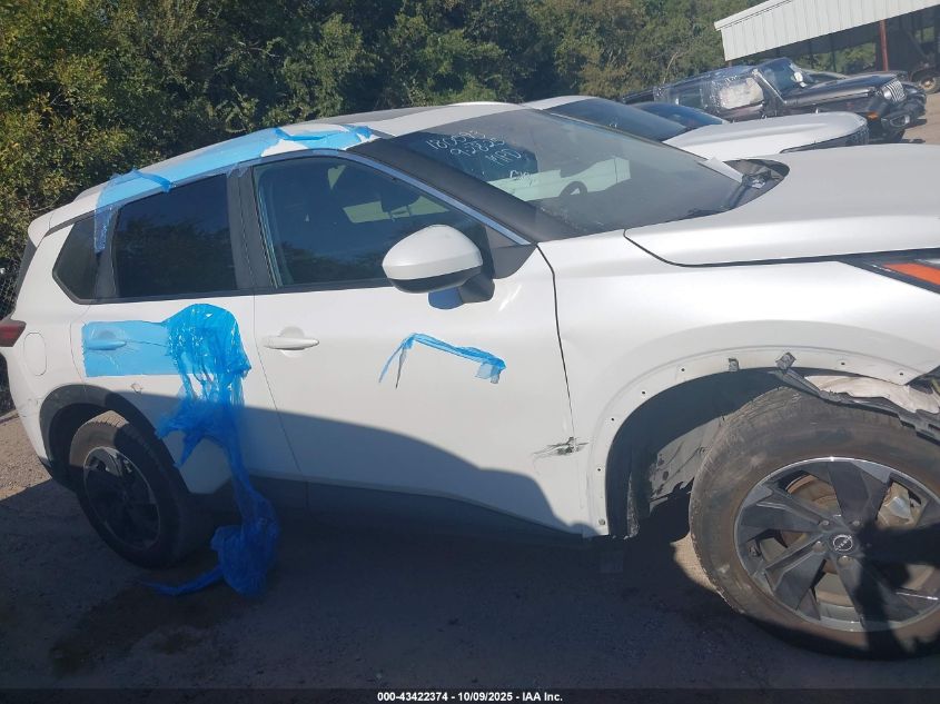 2025 Nissan Rogue Sv Fwd VIN: JN8BT3BA3SW006743 Lot: 43422374