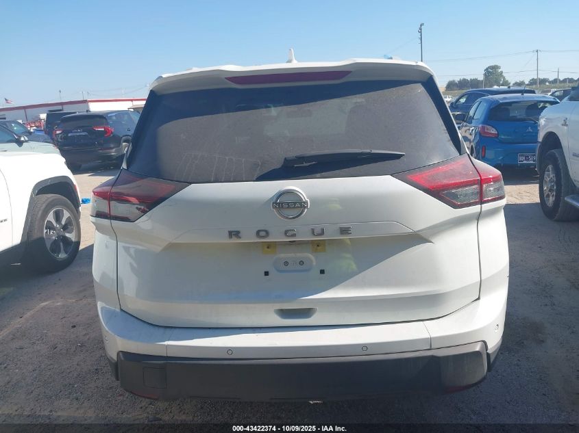2025 Nissan Rogue Sv Fwd VIN: JN8BT3BA3SW006743 Lot: 43422374
