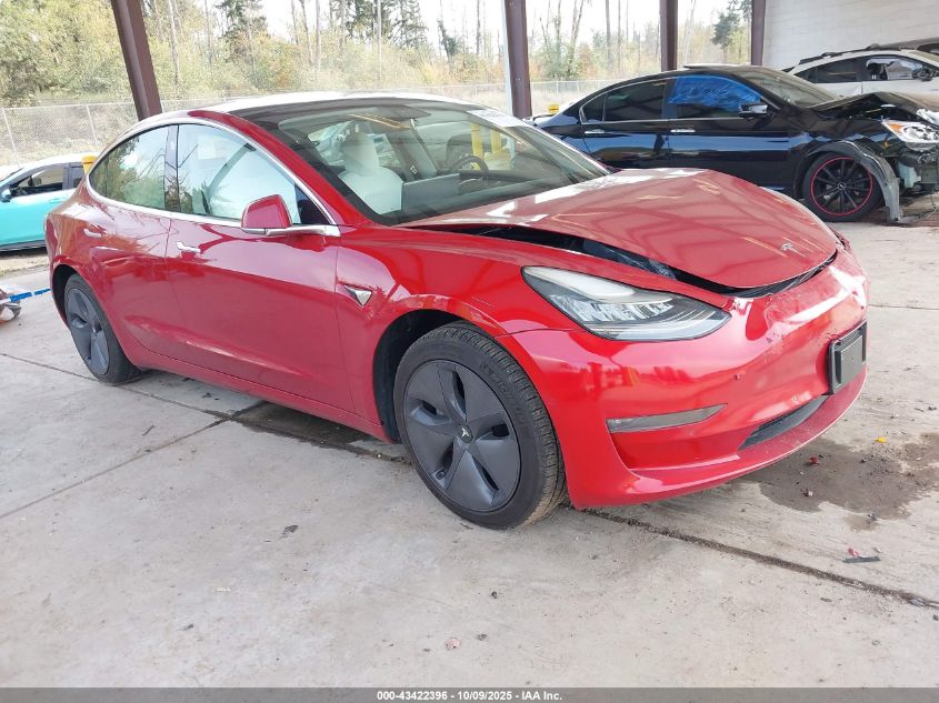 2019 Tesla Model 3 Long Range/Performance VIN: 5YJ3E1EB4KF407273 Lot: 43422396