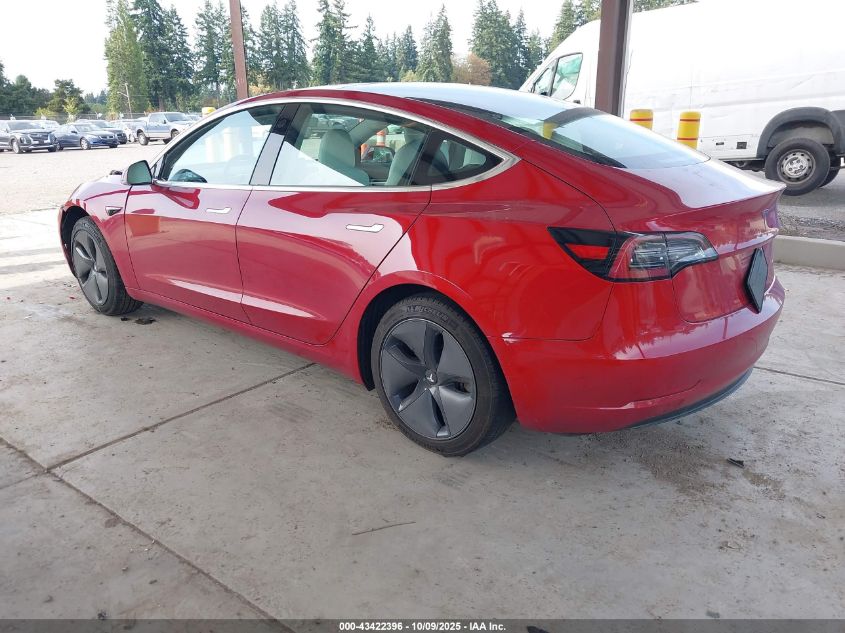 2019 Tesla Model 3 Long Range/Performance VIN: 5YJ3E1EB4KF407273 Lot: 43422396