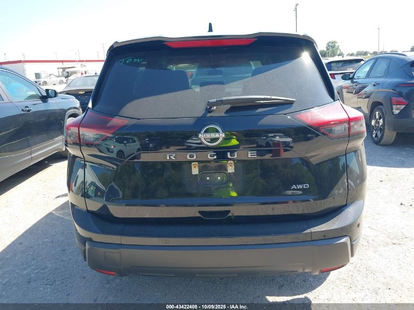 2024 Nissan Rogue S Intelligent Awd VIN: 5N1BT3ABXRC682345 Lot: 43422408