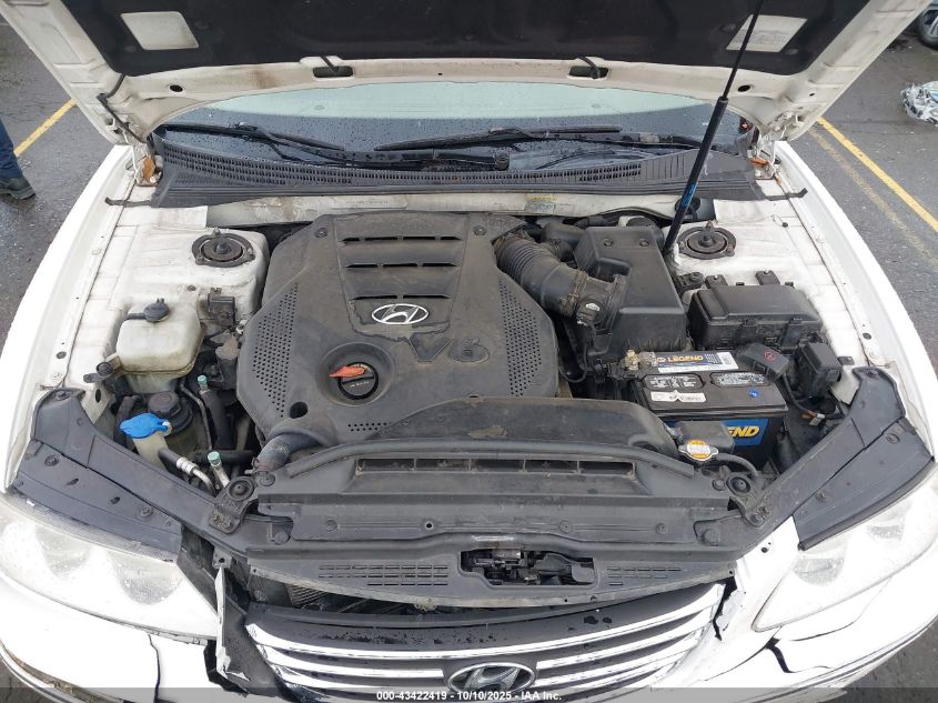 2009 Hyundai Azera Gls VIN: KMHFC46D59A349693 Lot: 43422419