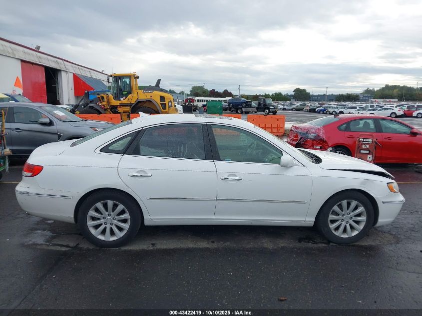 2009 Hyundai Azera Gls VIN: KMHFC46D59A349693 Lot: 43422419