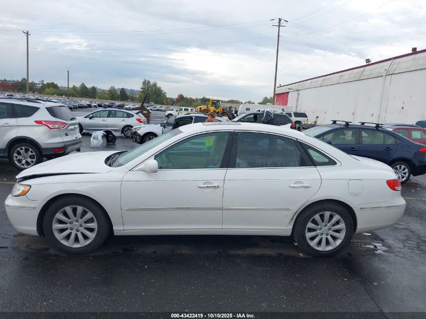 2009 Hyundai Azera Gls VIN: KMHFC46D59A349693 Lot: 43422419