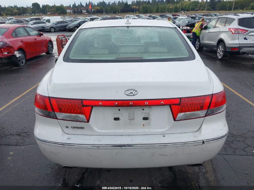 2009 Hyundai Azera Gls VIN: KMHFC46D59A349693 Lot: 43422419