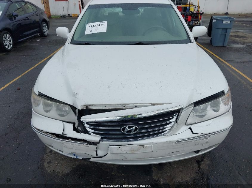 2009 Hyundai Azera Gls VIN: KMHFC46D59A349693 Lot: 43422419