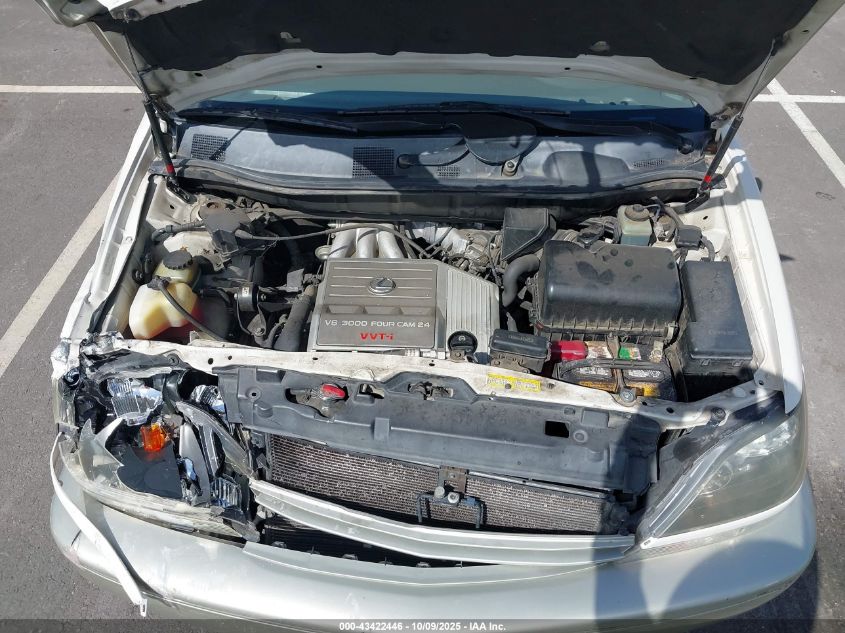 1999 Lexus Rx 300 VIN: JT6HF10U3X0026765 Lot: 43422446