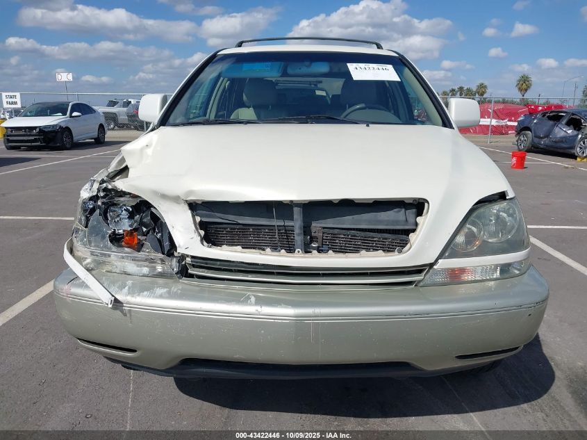 1999 Lexus Rx 300 VIN: JT6HF10U3X0026765 Lot: 43422446