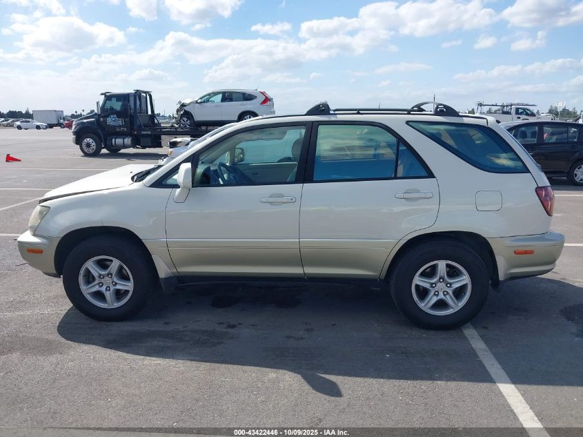 1999 Lexus Rx 300 VIN: JT6HF10U3X0026765 Lot: 43422446