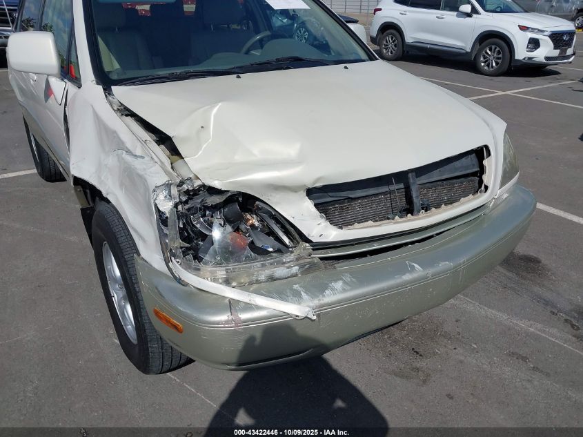 1999 Lexus Rx 300 VIN: JT6HF10U3X0026765 Lot: 43422446