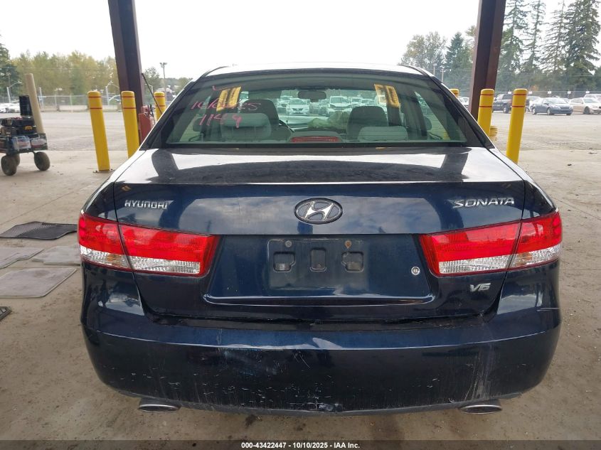 2006 Hyundai Sonata Gls V6/Lx V6 VIN: 5NPEU46F36H135191 Lot: 43422447