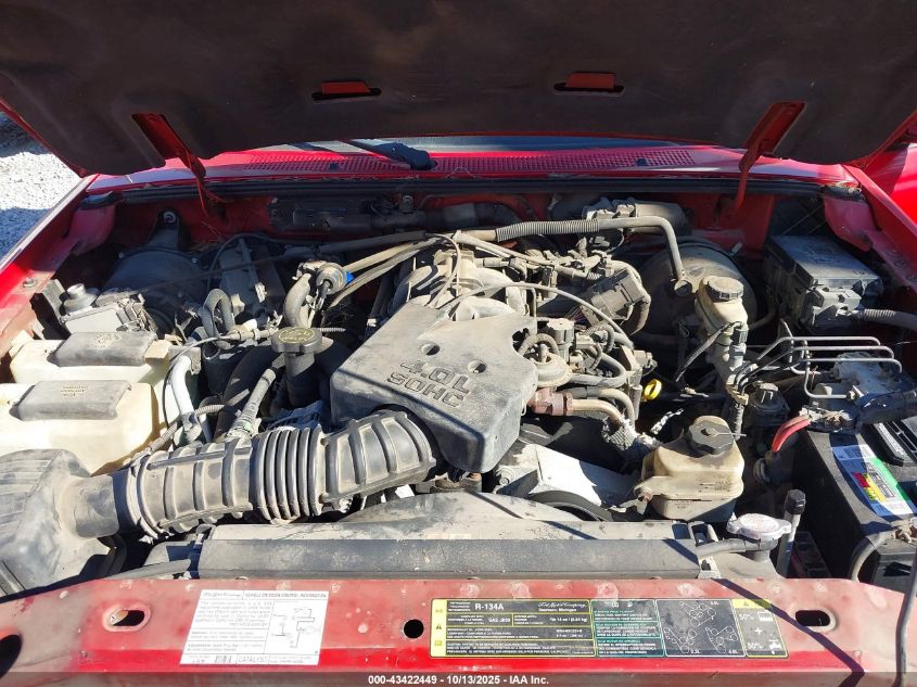 2004 Ford Ranger Edge VIN: 1FTYR14E34PB09456 Lot: 43422449