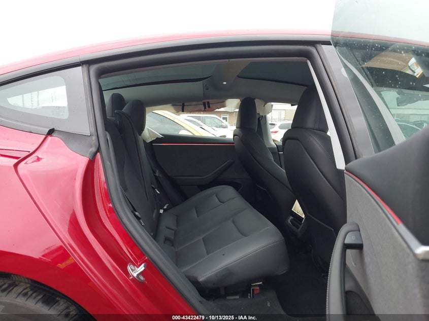 2025 Tesla Model 3 Long Range Rear-Wheel Drive VIN: 5YJ3E1EA3SF879262 Lot: 43422479