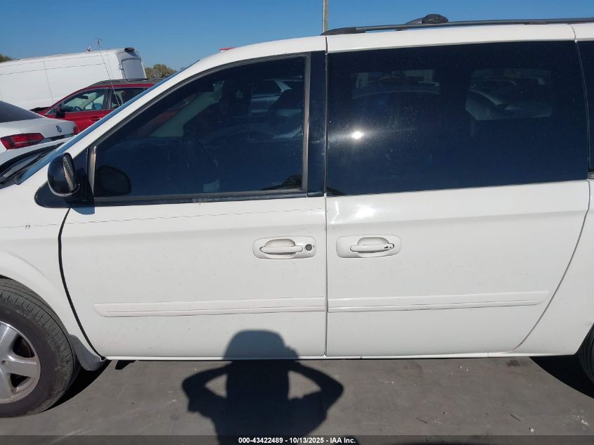 2007 Dodge Grand Caravan Sxt VIN: 2D4GP44L57R251556 Lot: 43422489