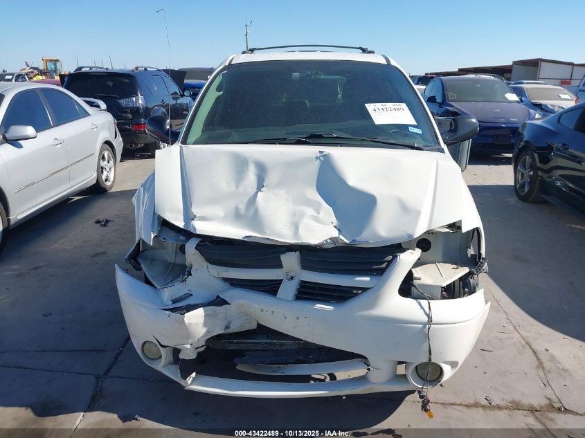 2007 Dodge Grand Caravan Sxt VIN: 2D4GP44L57R251556 Lot: 43422489