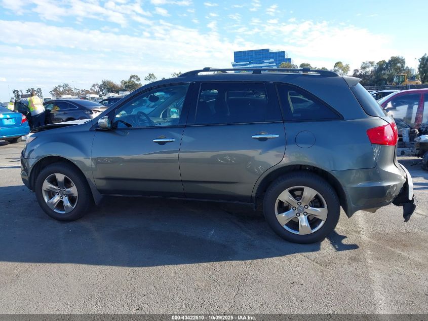 2007 Acura Mdx Sport Package VIN: 2HNYD28577H520392 Lot: 43422510
