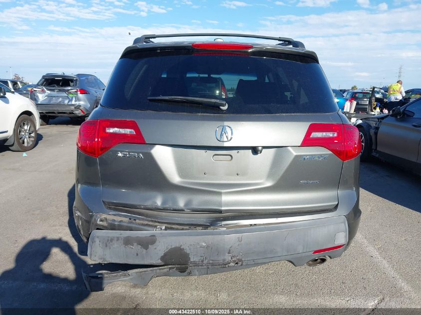 2007 Acura Mdx Sport Package VIN: 2HNYD28577H520392 Lot: 43422510