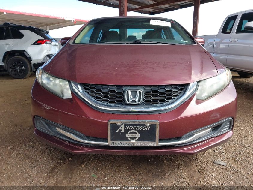 2015 Honda Civic Lx VIN: 19XFB2F52FE089329 Lot: 43422521