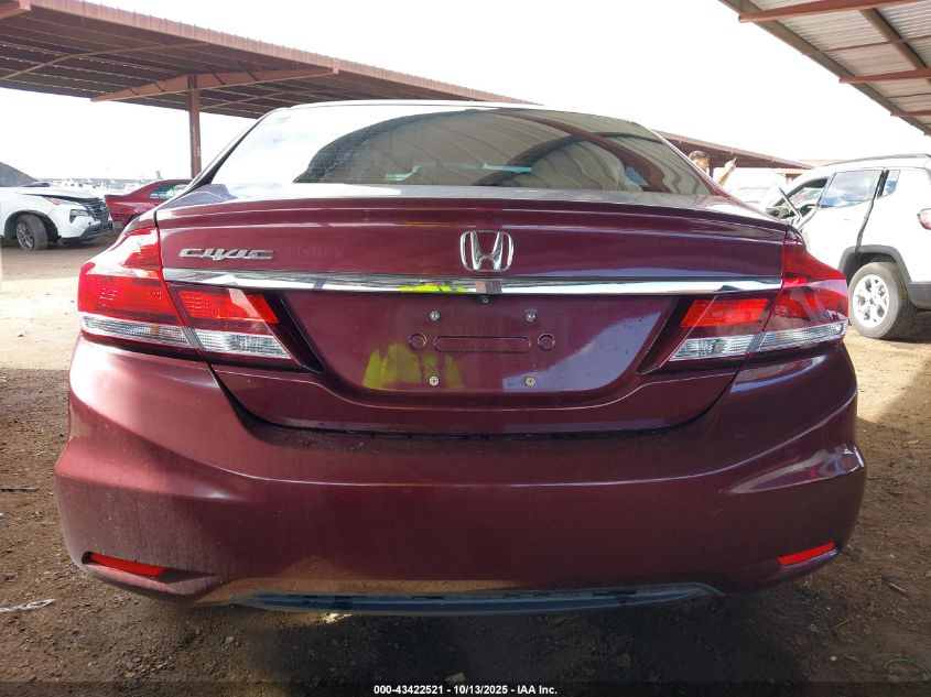 2015 Honda Civic Lx VIN: 19XFB2F52FE089329 Lot: 43422521