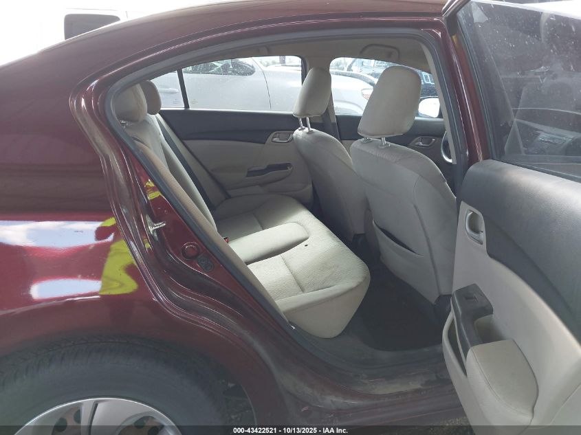 2015 Honda Civic Lx VIN: 19XFB2F52FE089329 Lot: 43422521