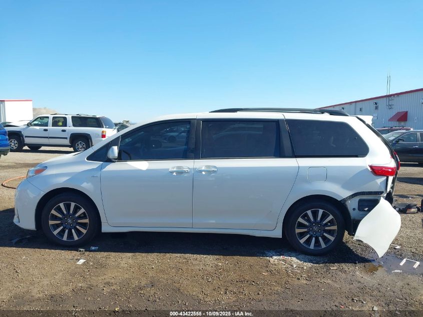 2019 Toyota Sienna Xle 7 Passenger VIN: 5TDDZ3DC9KS225532 Lot: 43422558