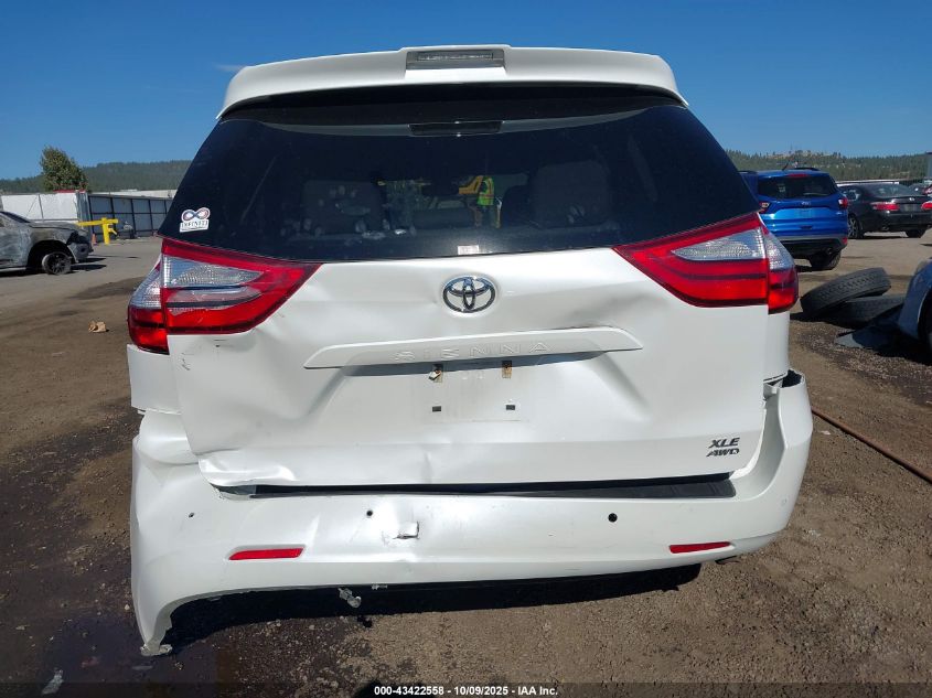 2019 Toyota Sienna Xle 7 Passenger VIN: 5TDDZ3DC9KS225532 Lot: 43422558