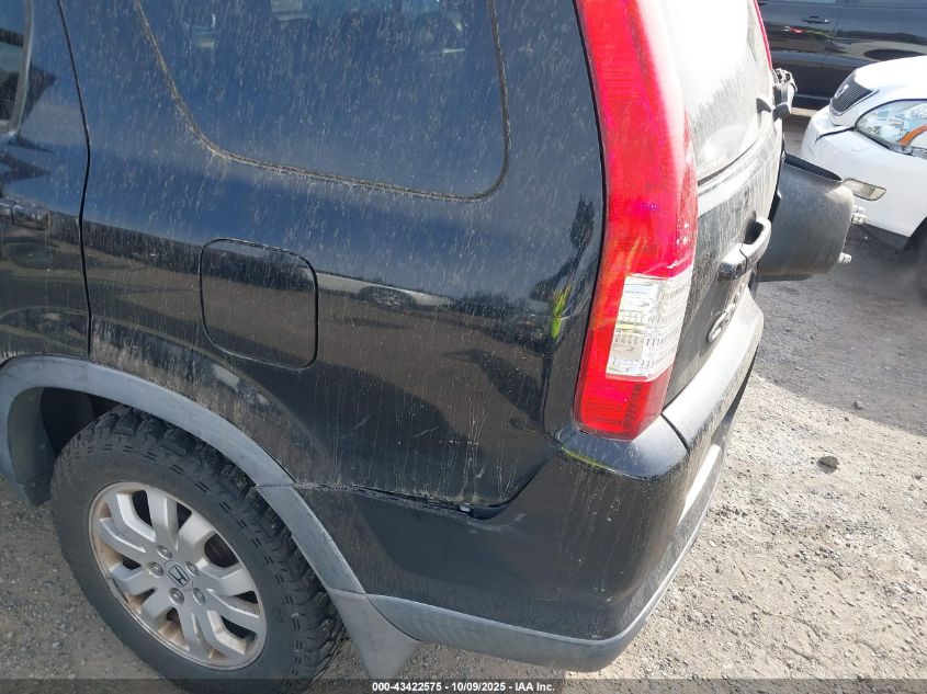 2006 Honda Cr-V Se VIN: JHLRD78916C030870 Lot: 43422575