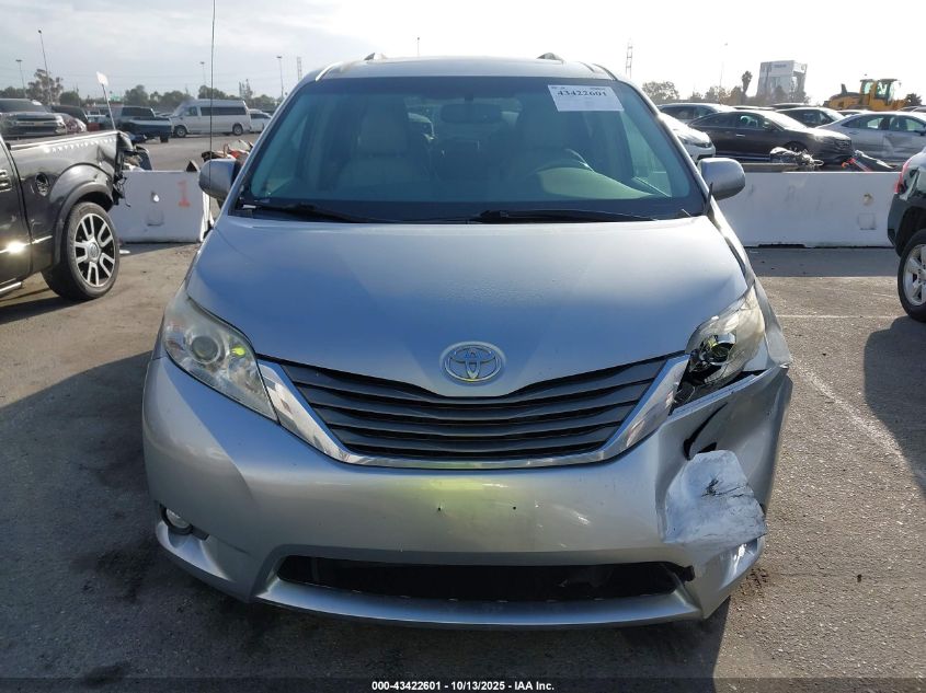 2013 Toyota Sienna Xle V6 8 Passenger VIN: 5TDYK3DC2DS334536 Lot: 43422601